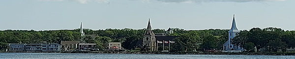 Mahone Bay 3 Spires, Nova Scotia